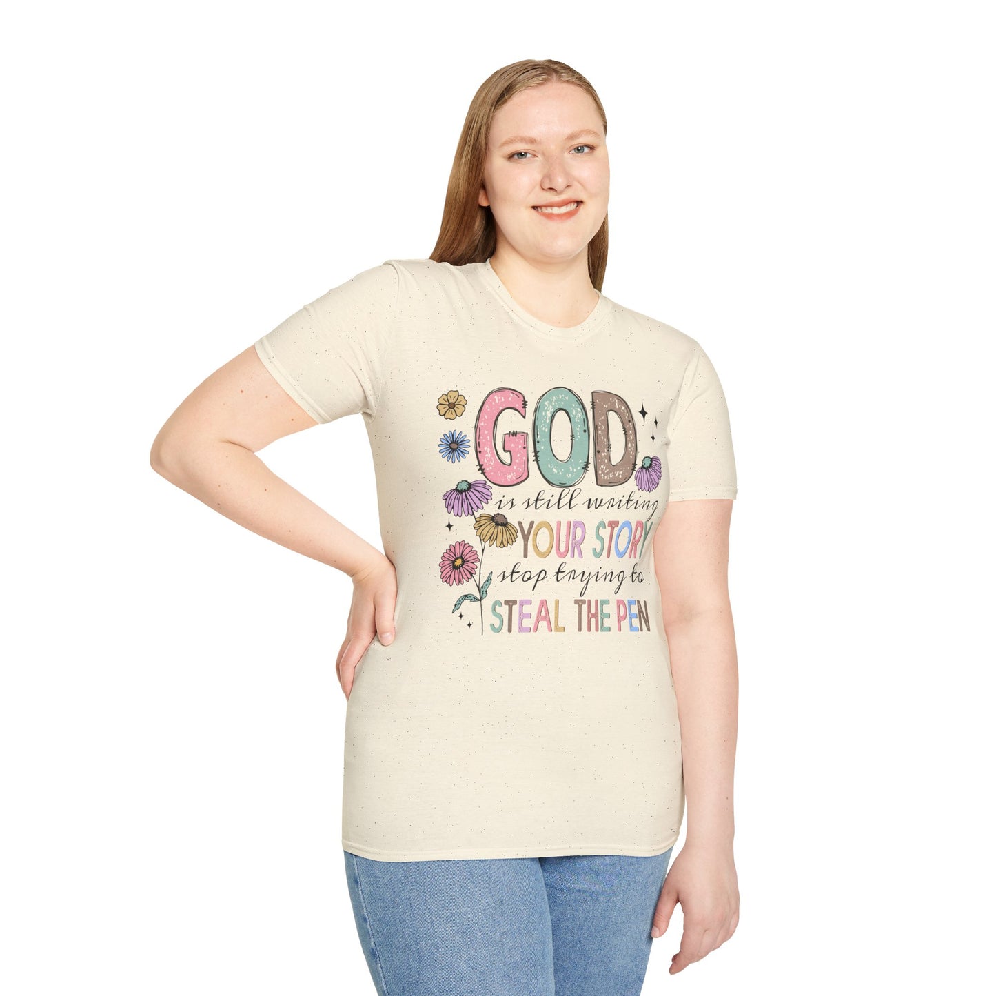God is Still Writing Your Story T-Shirt, Inspirational Tee, Faith-Based Shirt, Gift for Believers, Christian Apparel, Affirmation Top