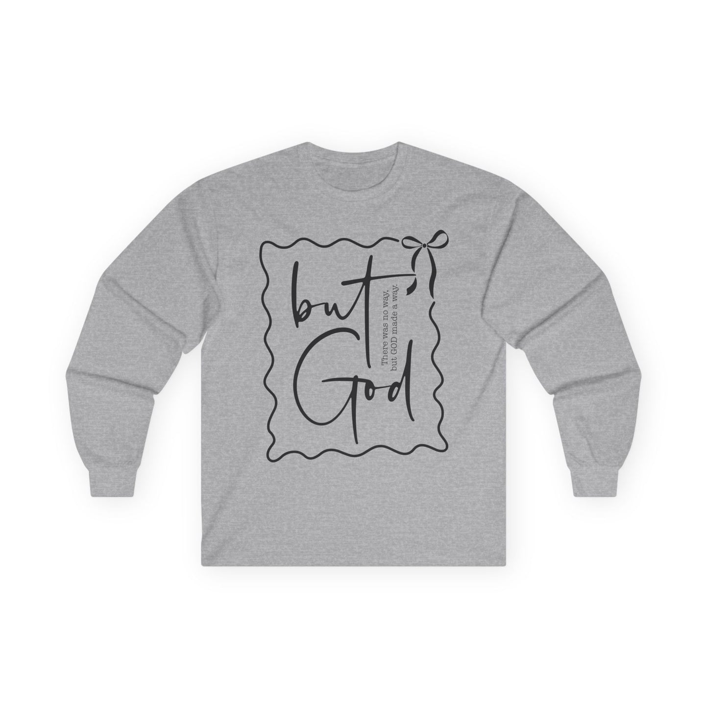Faith-Inspired Long Sleeve Tee - Perfect for God’s Love, Christian Apparel, Gift for Her, Inspirational Wear, Cozy Outfit
