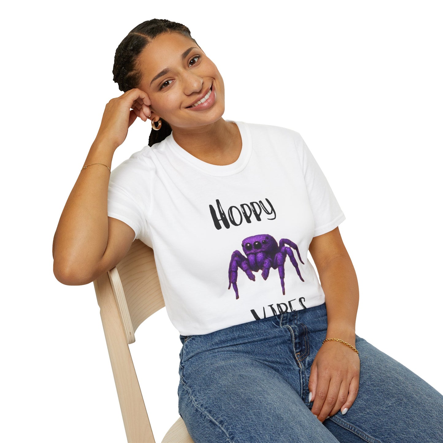 Hoppy Vibes Unisex T-Shirt | Fun Graphic Tee for Spooky Season, Casual Wear, Gift for Halloween Lovers, Unique Spooky Apparel
