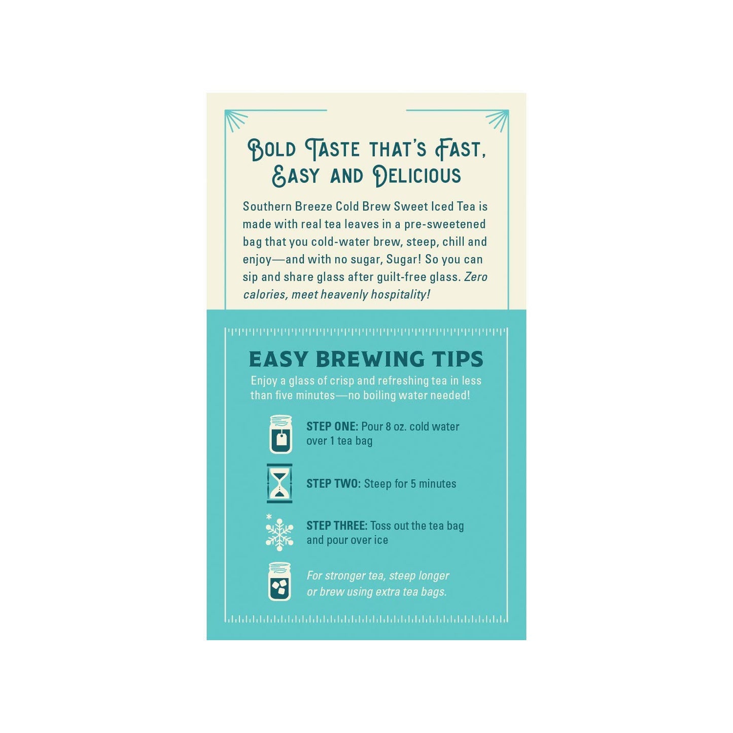 Southern Breeze COLD BREW Sweet Iced Tea 2-Pack (Original)