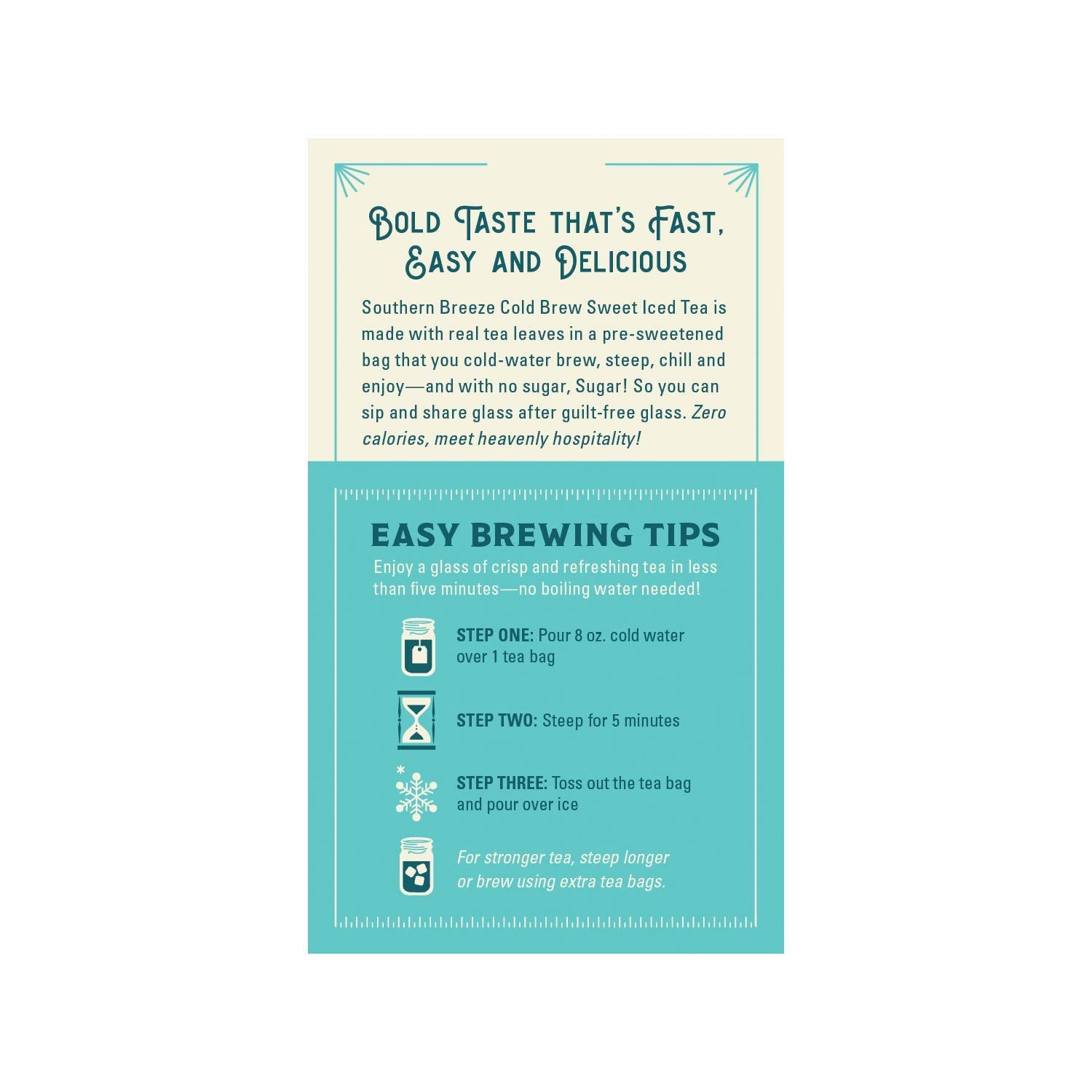 Southern Breeze COLD BREW Sweet Iced Tea 2-Pack (Original)