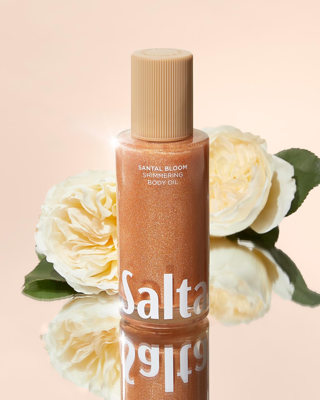Saltair - Shimmering Body Oil - Santal Bloom Scent - Shimmering Moisturizer - 4.0 Fl Oz