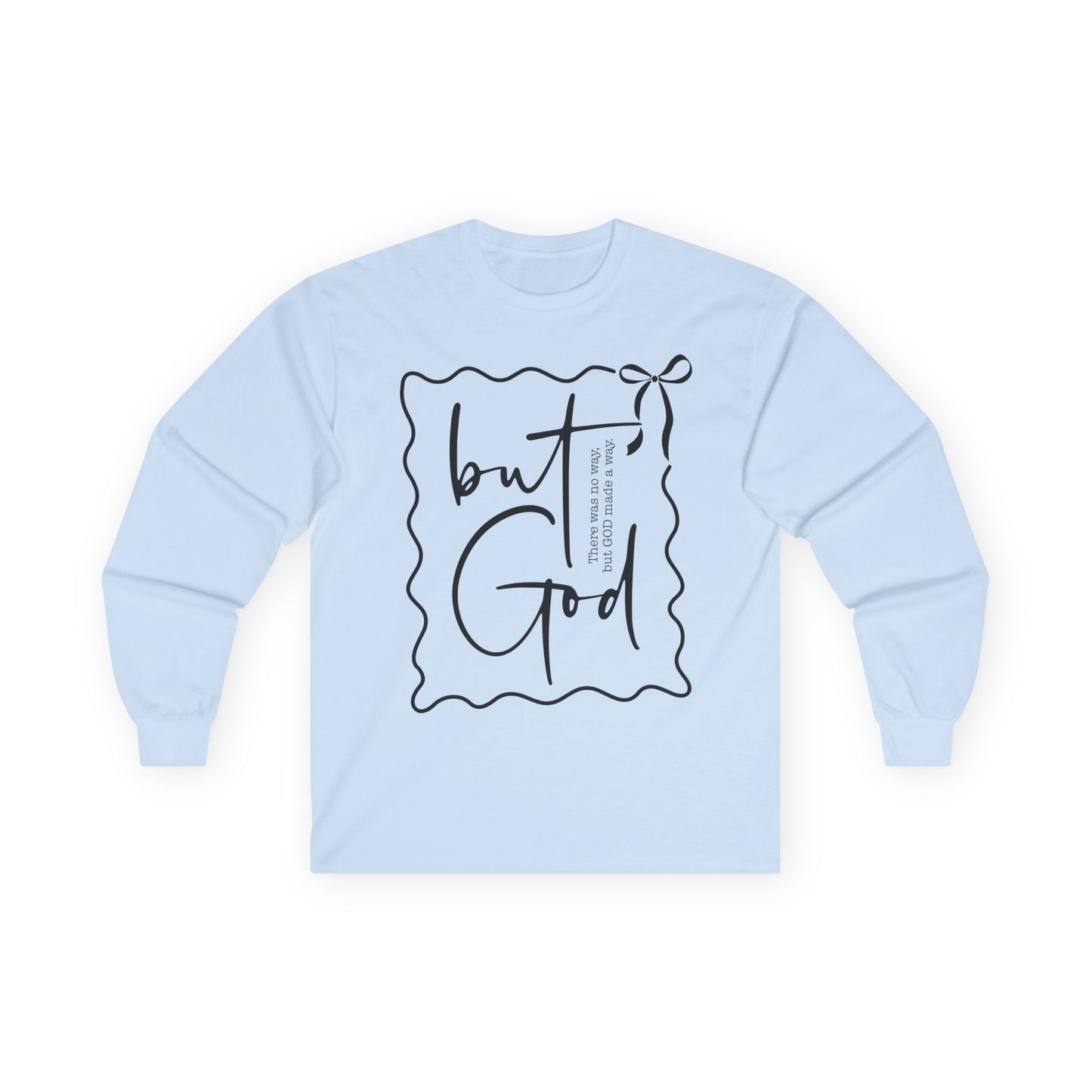 Faith-Inspired Long Sleeve Tee - Perfect for God’s Love, Christian Apparel, Gift for Her, Inspirational Wear, Cozy Outfit