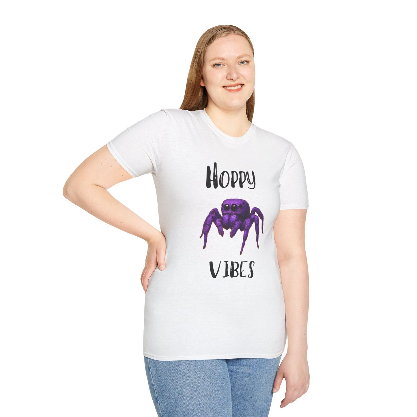 Hoppy Vibes Unisex T-Shirt | Fun Graphic Tee for Spooky Season, Casual Wear, Gift for Halloween Lovers, Unique Spooky Apparel