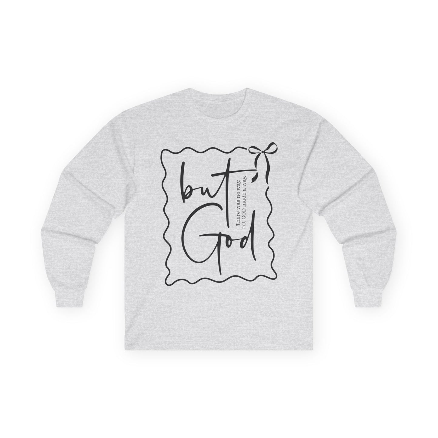 Faith-Inspired Long Sleeve Tee - Perfect for God’s Love, Christian Apparel, Gift for Her, Inspirational Wear, Cozy Outfit