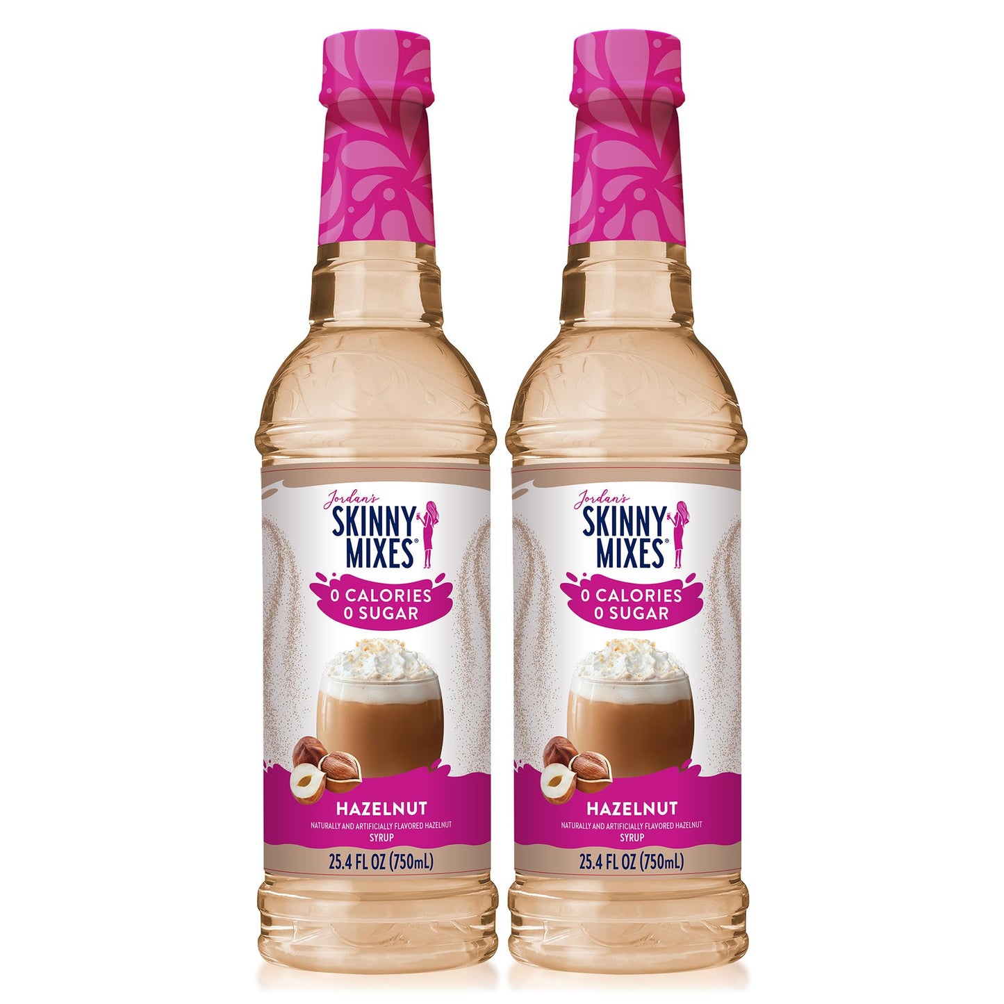 Jordan's Skinny Syrups Sugar Free Coffee Syrup, White Chocolate Mocha Flavor Mix, Zero Calorie Flavoring for Chai Latte, Protein Shake, Cocktail & More, Gluten Free, Keto Friendly, 25.4 Fl Oz, 1 Pack