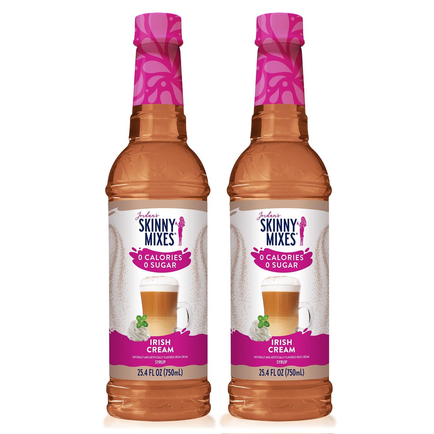 Jordan's Skinny Syrups Sugar Free Coffee Syrup, White Chocolate Mocha Flavor Mix, Zero Calorie Flavoring for Chai Latte, Protein Shake, Cocktail & More, Gluten Free, Keto Friendly, 25.4 Fl Oz, 1 Pack