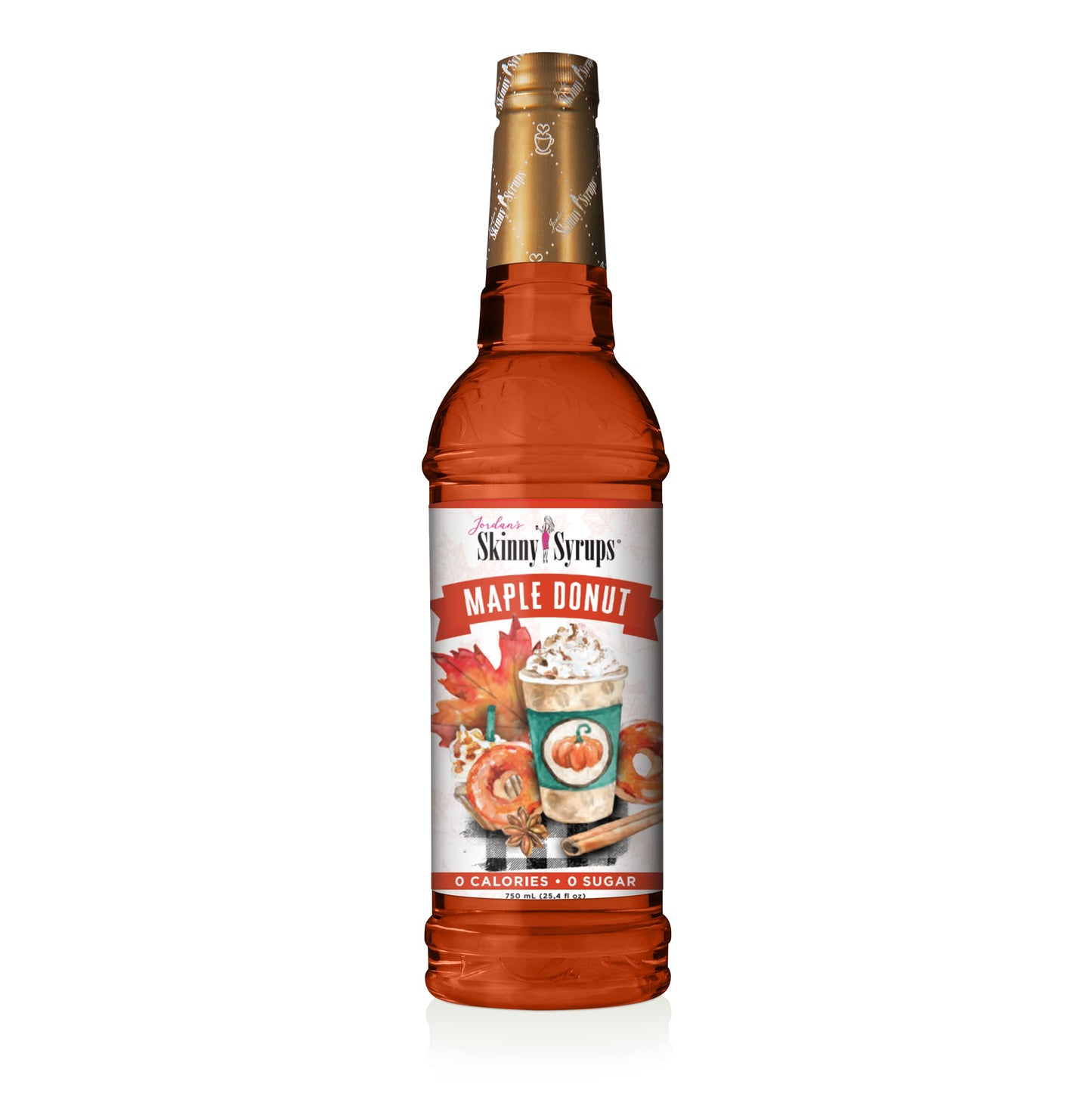 Jordan's Skinny Syrups Sugar Free Coffee Syrup, White Chocolate Mocha Flavor Mix, Zero Calorie Flavoring for Chai Latte, Protein Shake, Cocktail & More, Gluten Free, Keto Friendly, 25.4 Fl Oz, 1 Pack
