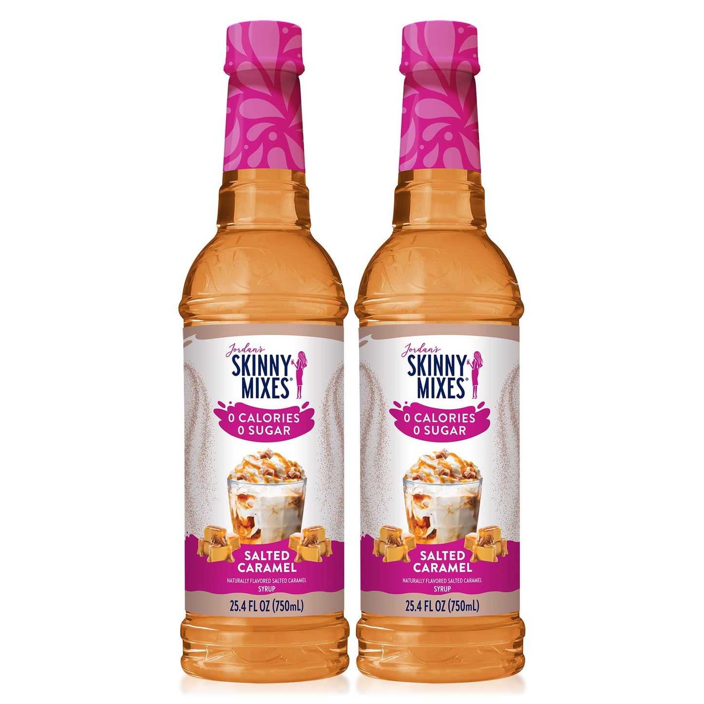 Jordan's Skinny Syrups Sugar Free Coffee Syrup, White Chocolate Mocha Flavor Mix, Zero Calorie Flavoring for Chai Latte, Protein Shake, Cocktail & More, Gluten Free, Keto Friendly, 25.4 Fl Oz, 1 Pack
