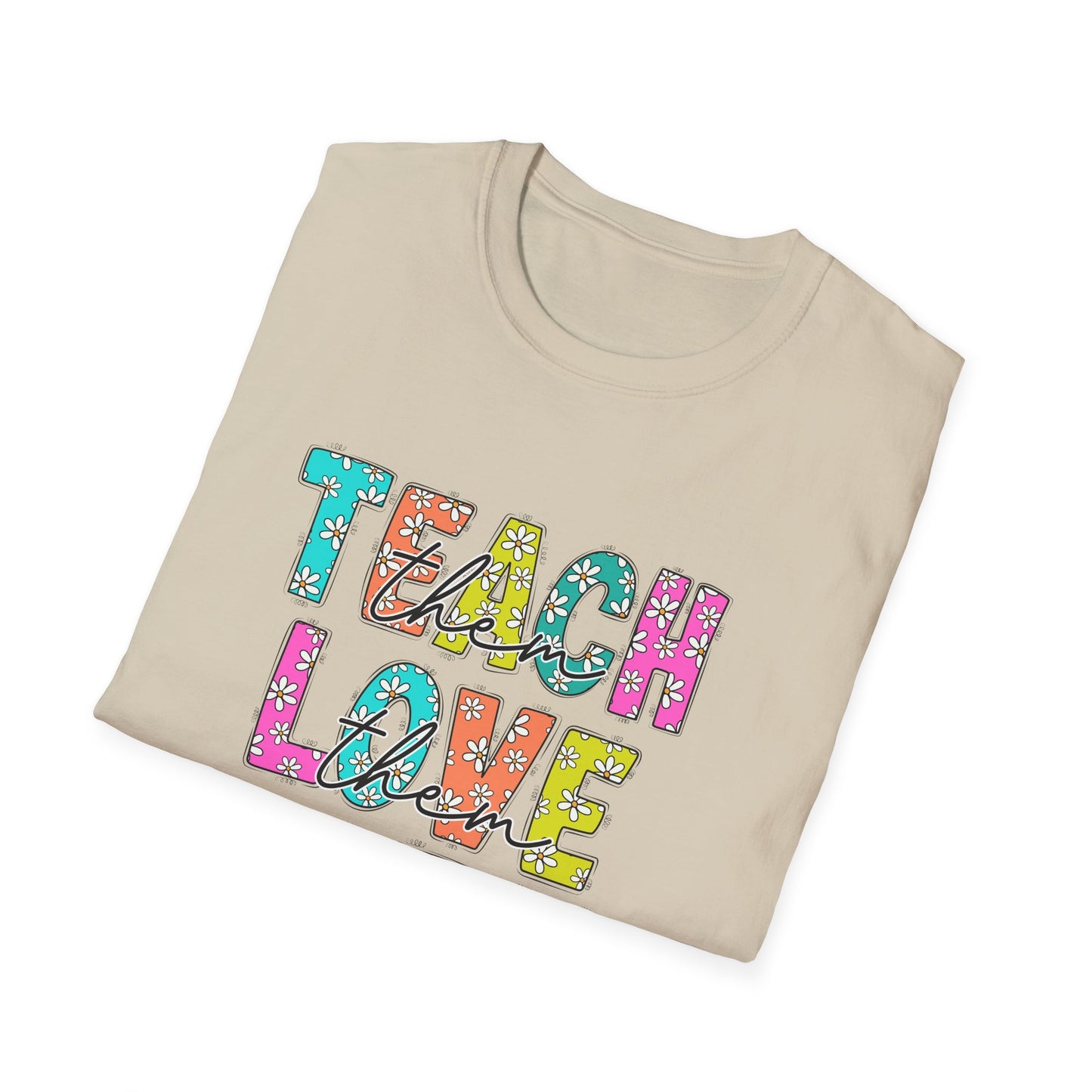 Colorful Teacher Appreciation T-Shirt, Unisex Casual Tee, Fun Gift for Educators, Back to School Shirt, Inspiring Classroom Wear
