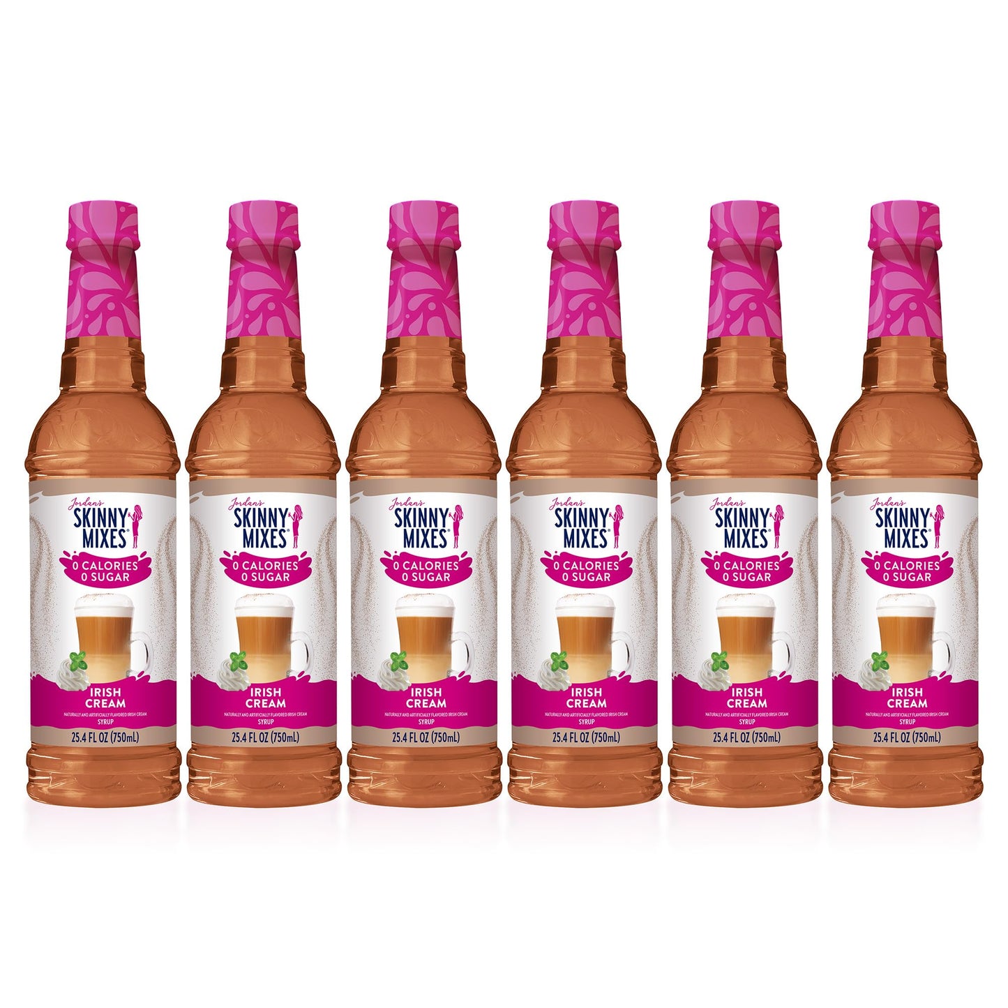 Jordan's Skinny Syrups Sugar Free Coffee Syrup, White Chocolate Mocha Flavor Mix, Zero Calorie Flavoring for Chai Latte, Protein Shake, Cocktail & More, Gluten Free, Keto Friendly, 25.4 Fl Oz, 1 Pack