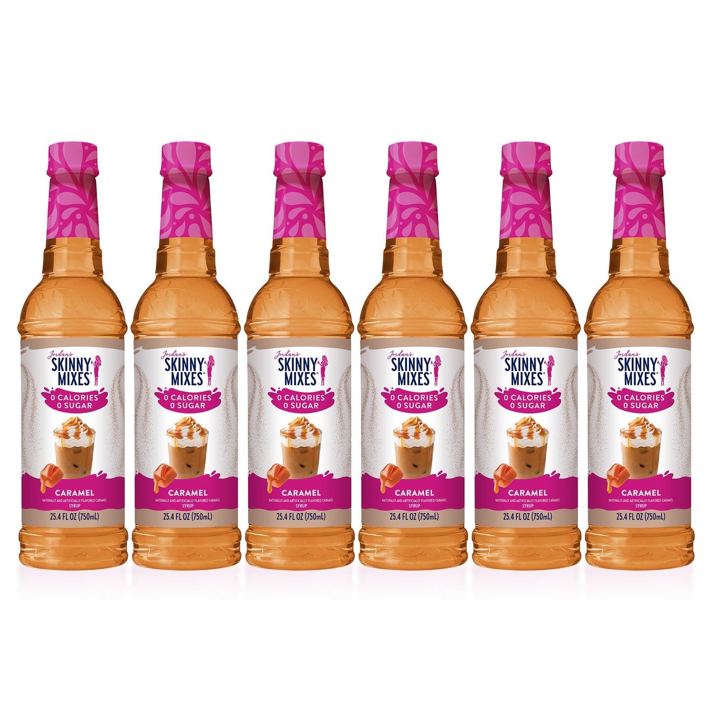 Jordan's Skinny Syrups Sugar Free Coffee Syrup, White Chocolate Mocha Flavor Mix, Zero Calorie Flavoring for Chai Latte, Protein Shake, Cocktail & More, Gluten Free, Keto Friendly, 25.4 Fl Oz, 1 Pack