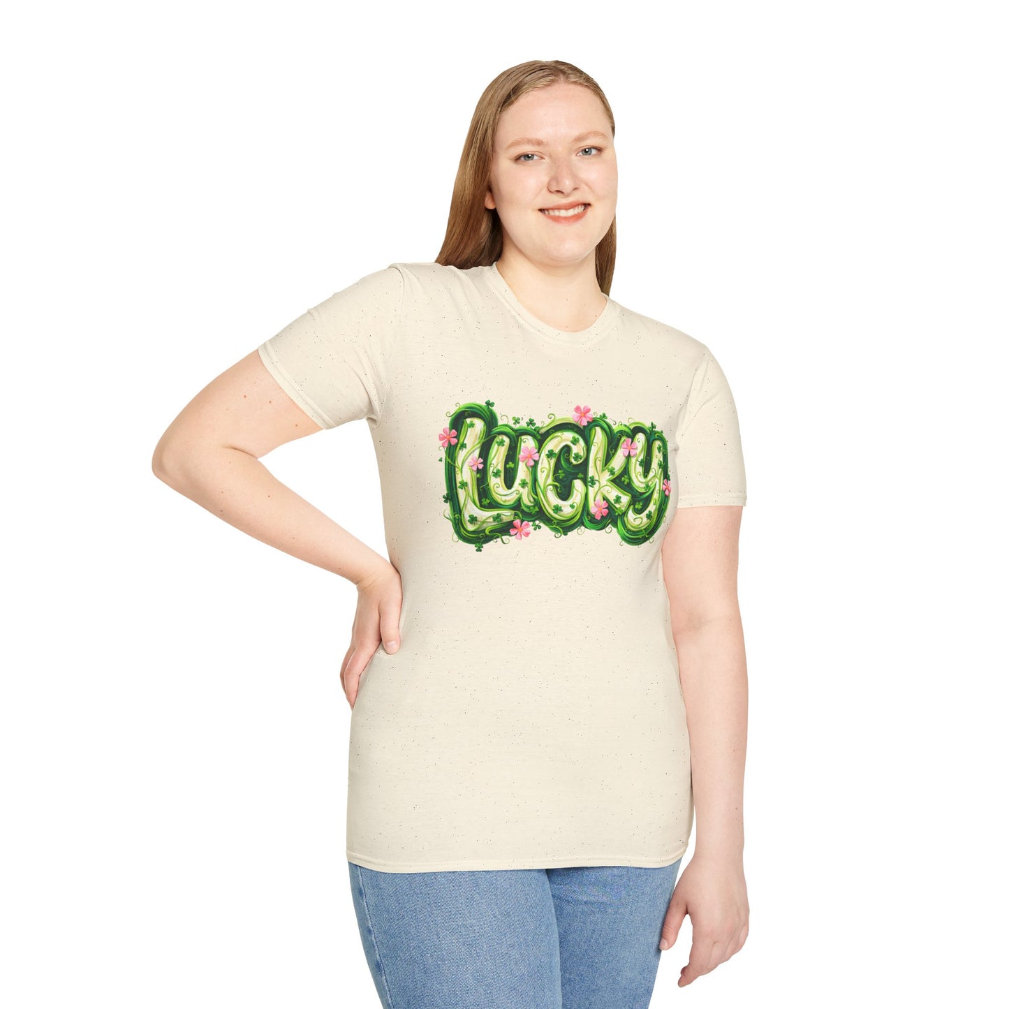 Lucky Clover T-Shirt — St. Patrick's Day Floral Graphic Tee
