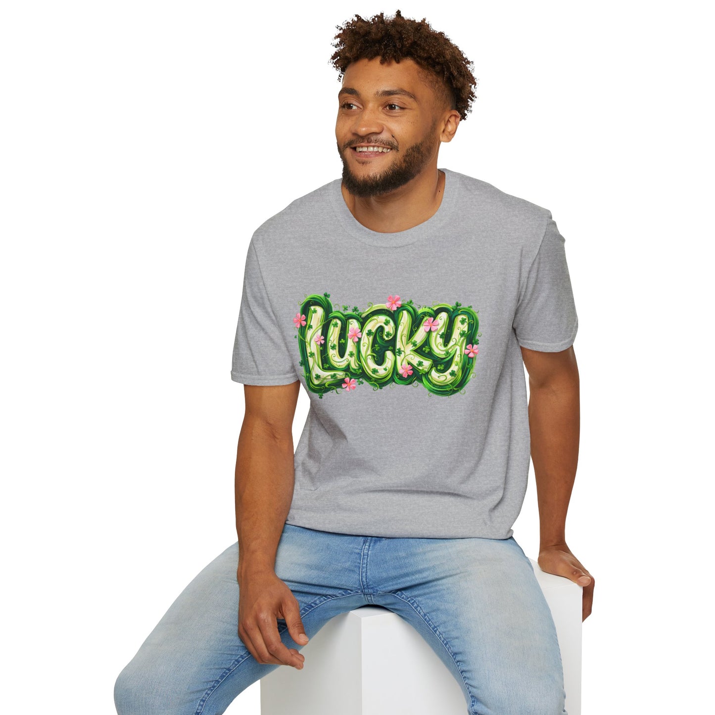 Lucky Clover T-Shirt — St. Patrick's Day Floral Graphic Tee