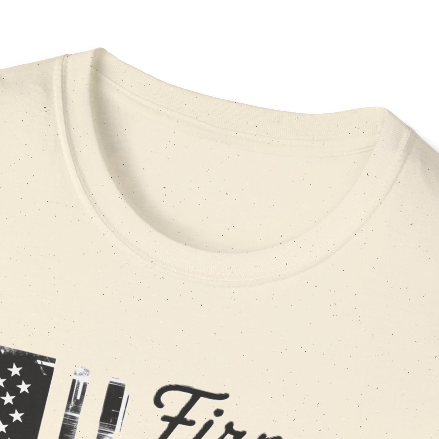 Patriotic Tribute T-Shirt - Firm in Faith, Fierce in Justice - Ideal for Memorials, Gift for Veterans, Casual Wear, Independence Day, [...]