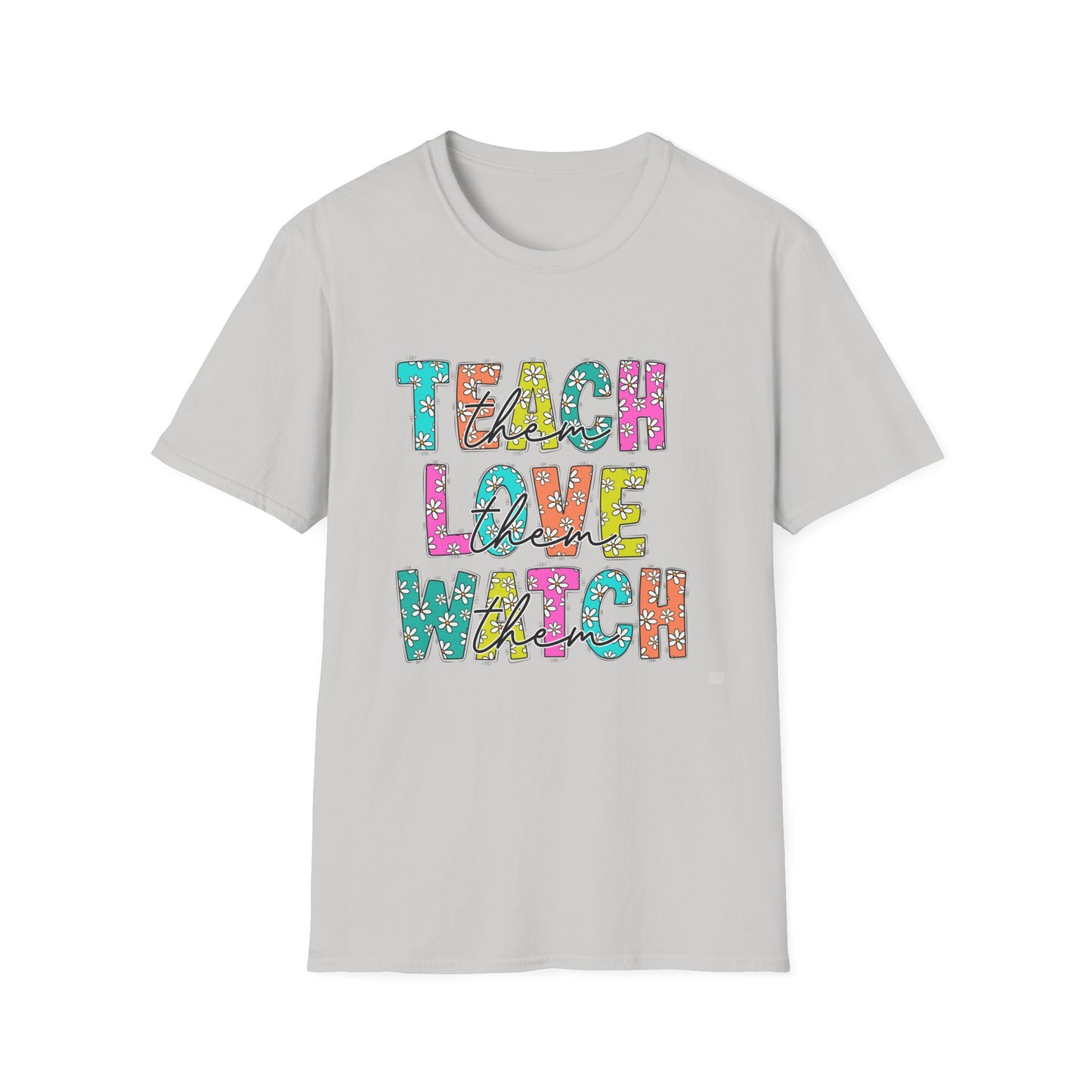 Colorful Teacher Appreciation T-Shirt, Unisex Casual Tee, Fun Gift for Educators, Back to School Shirt, Inspiring Classroom Wear