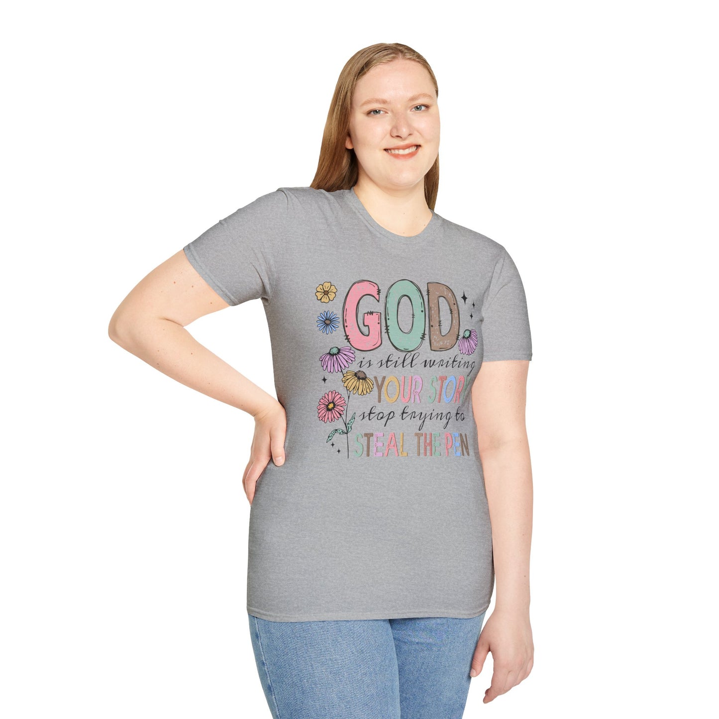 God is Still Writing Your Story T-Shirt, Inspirational Tee, Faith-Based Shirt, Gift for Believers, Christian Apparel, Affirmation Top