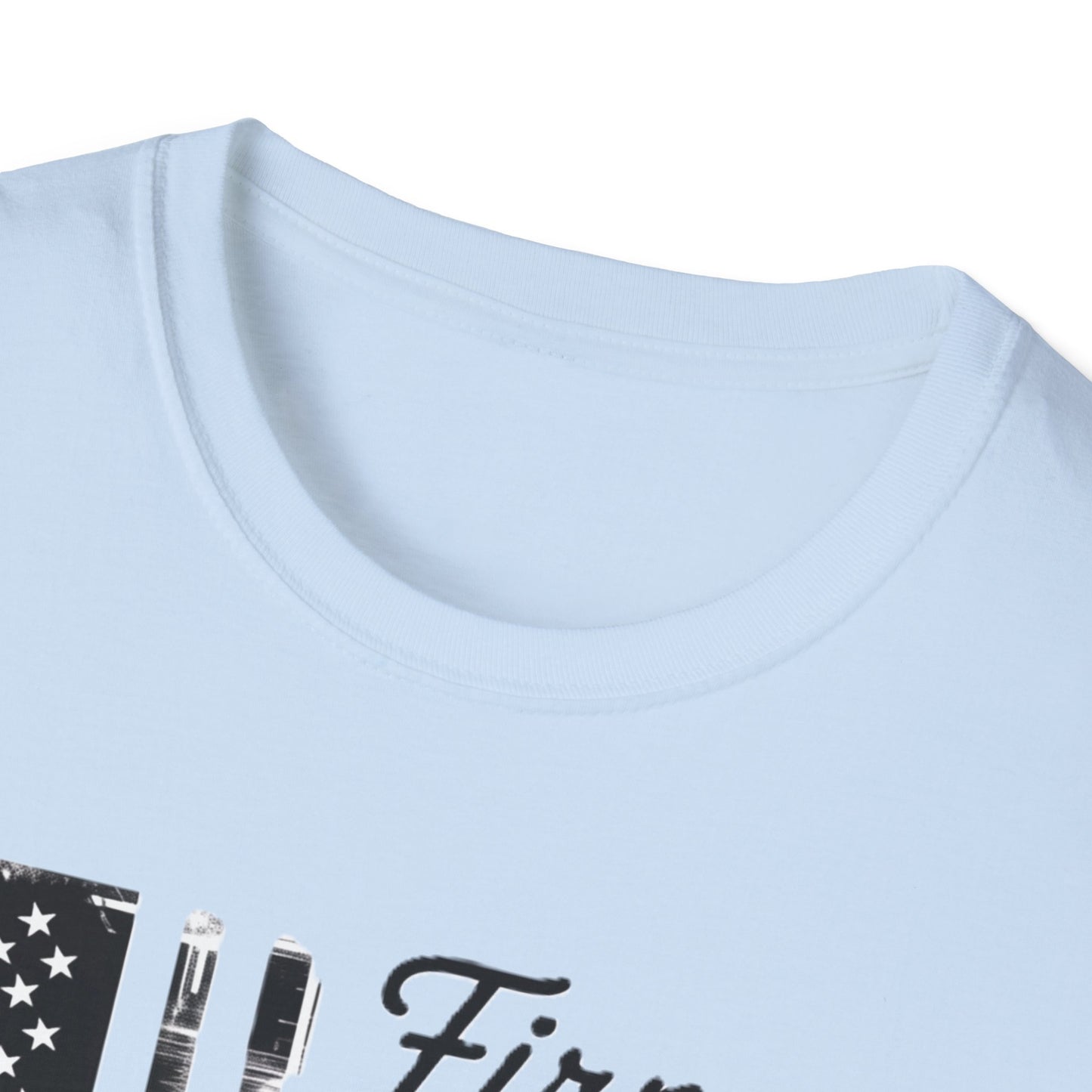 Patriotic Tribute T-Shirt - Firm in Faith, Fierce in Justice - Ideal for Memorials, Gift for Veterans, Casual Wear, Independence Day, [...]