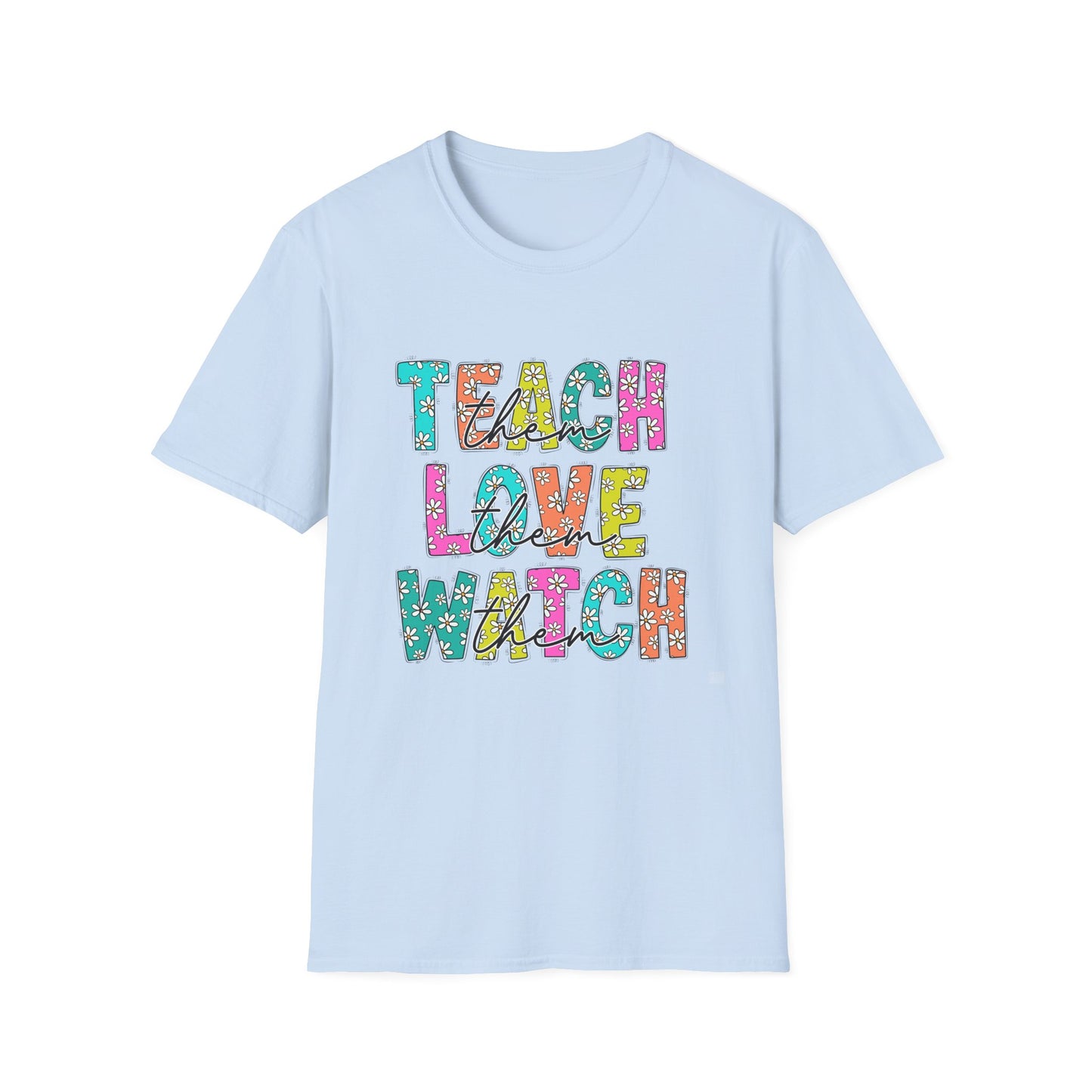 Colorful Teacher Appreciation T-Shirt, Unisex Casual Tee, Fun Gift for Educators, Back to School Shirt, Inspiring Classroom Wear