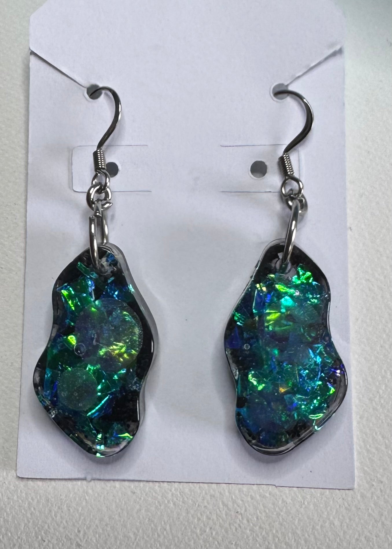 Ocean Opal Iridescent Drop Earrings