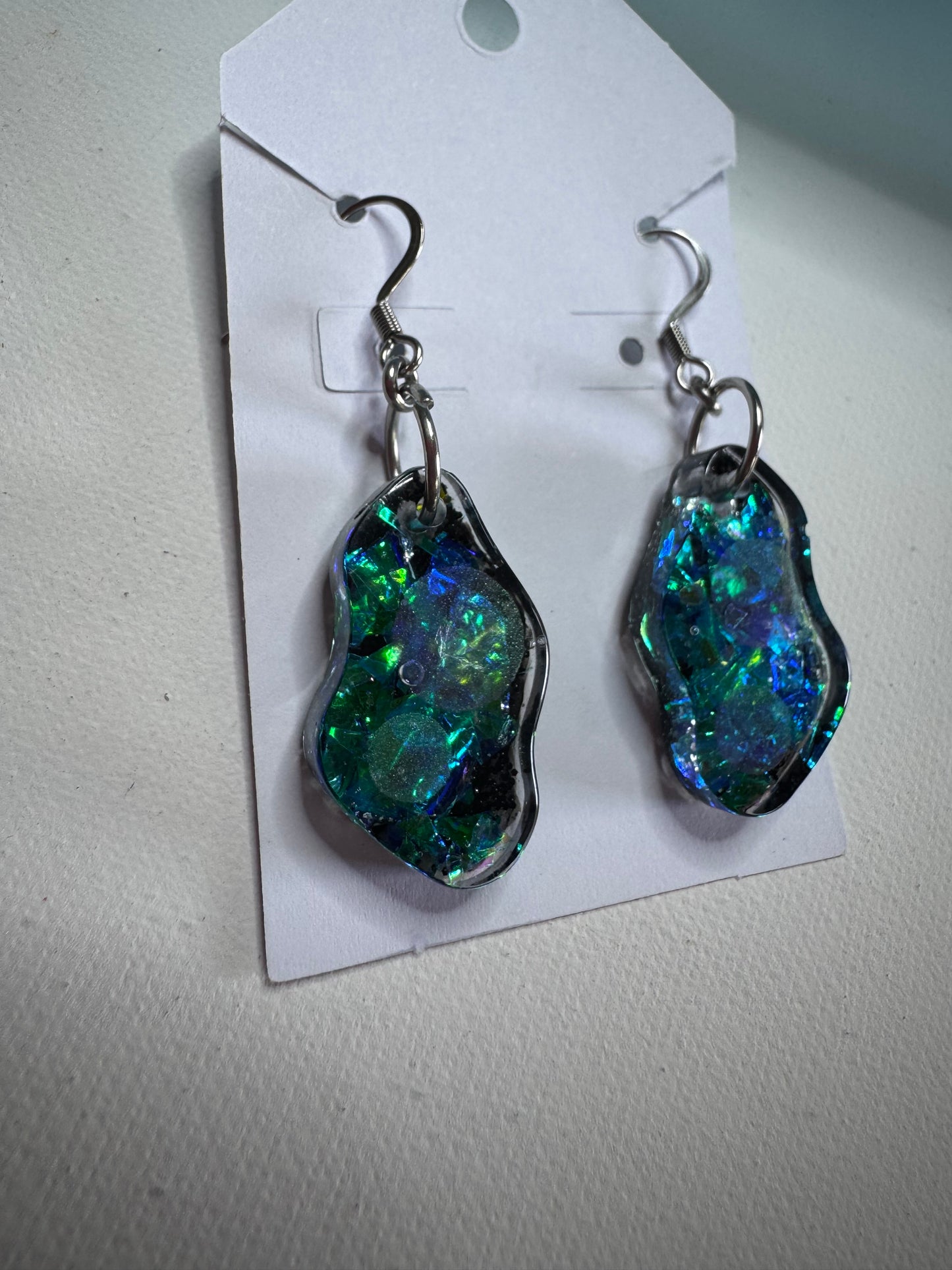 Ocean Opal Iridescent Drop Earrings