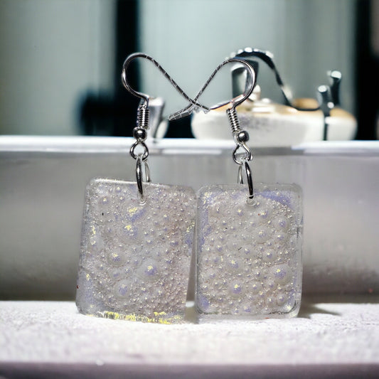 Resin “Bath Time Bubbles”  Earrings