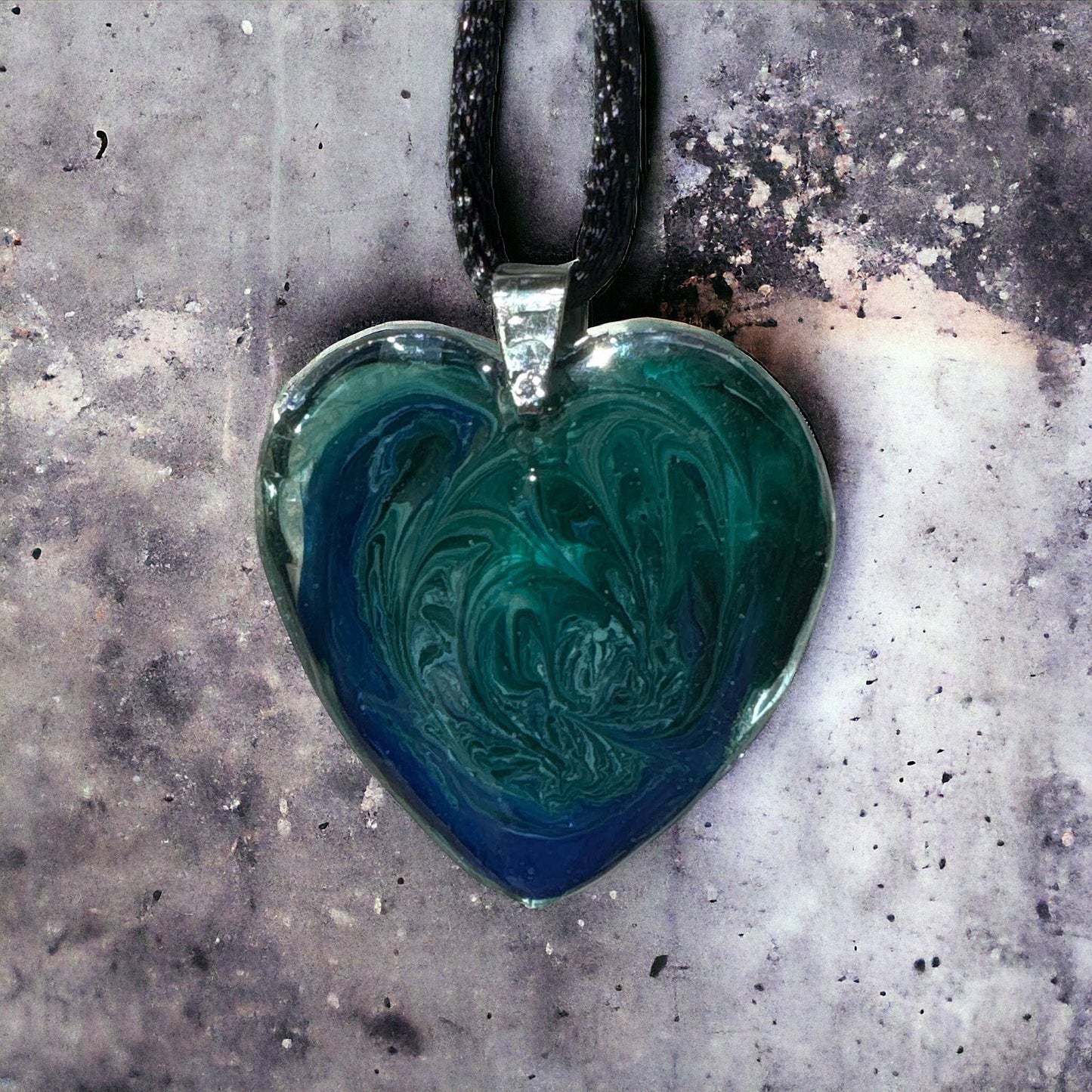 Heart Resin Necklace