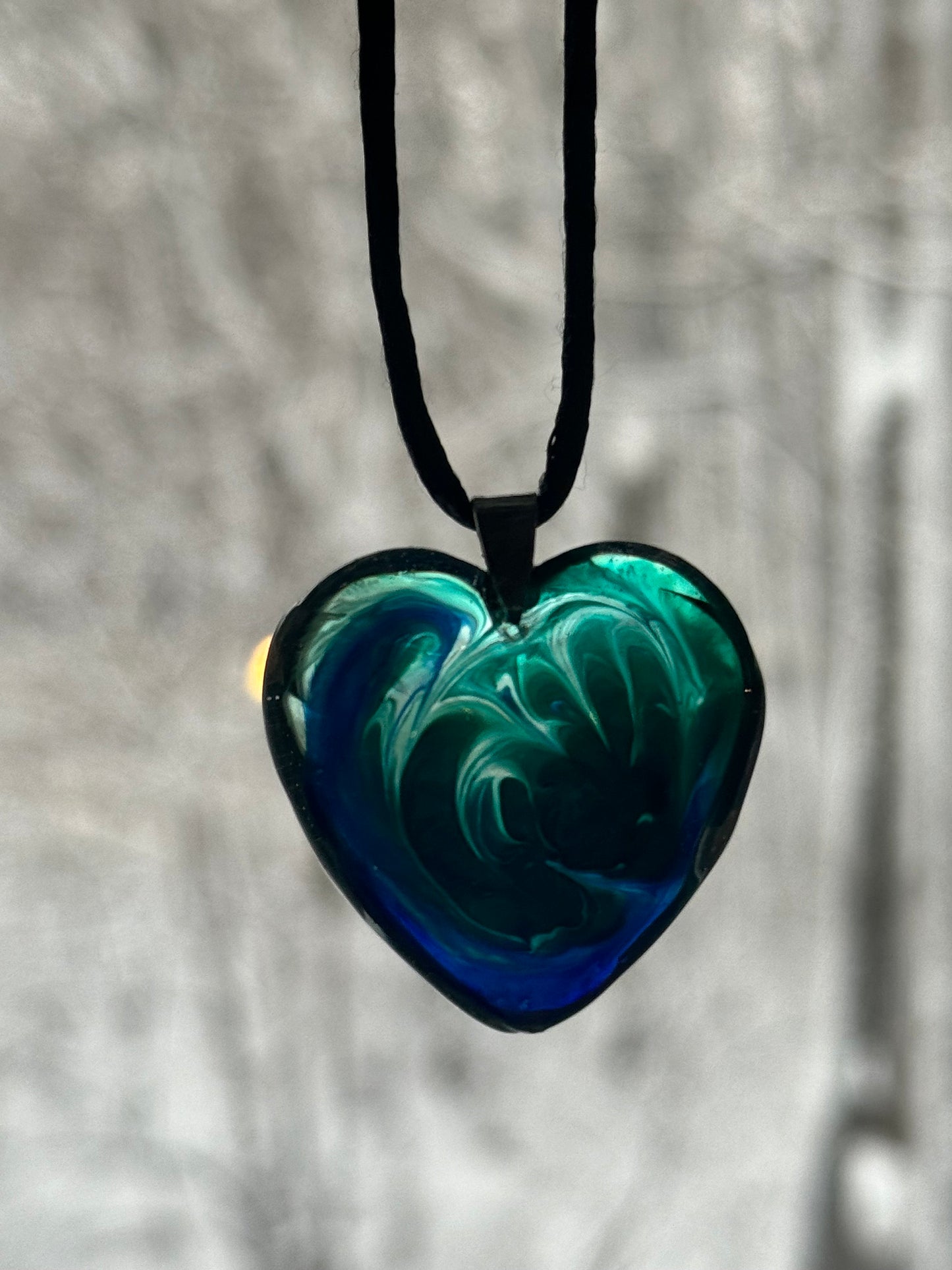 Heart Resin Necklace