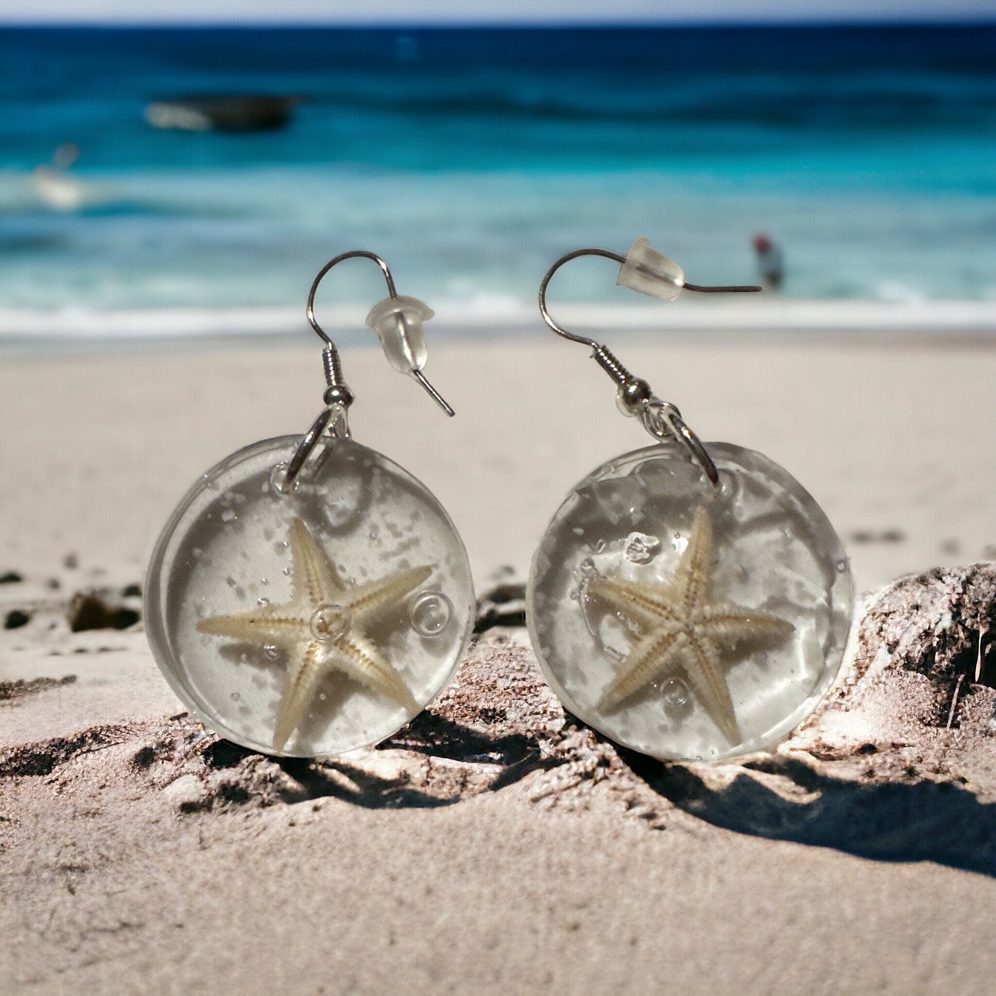 Resin starfish Earrings