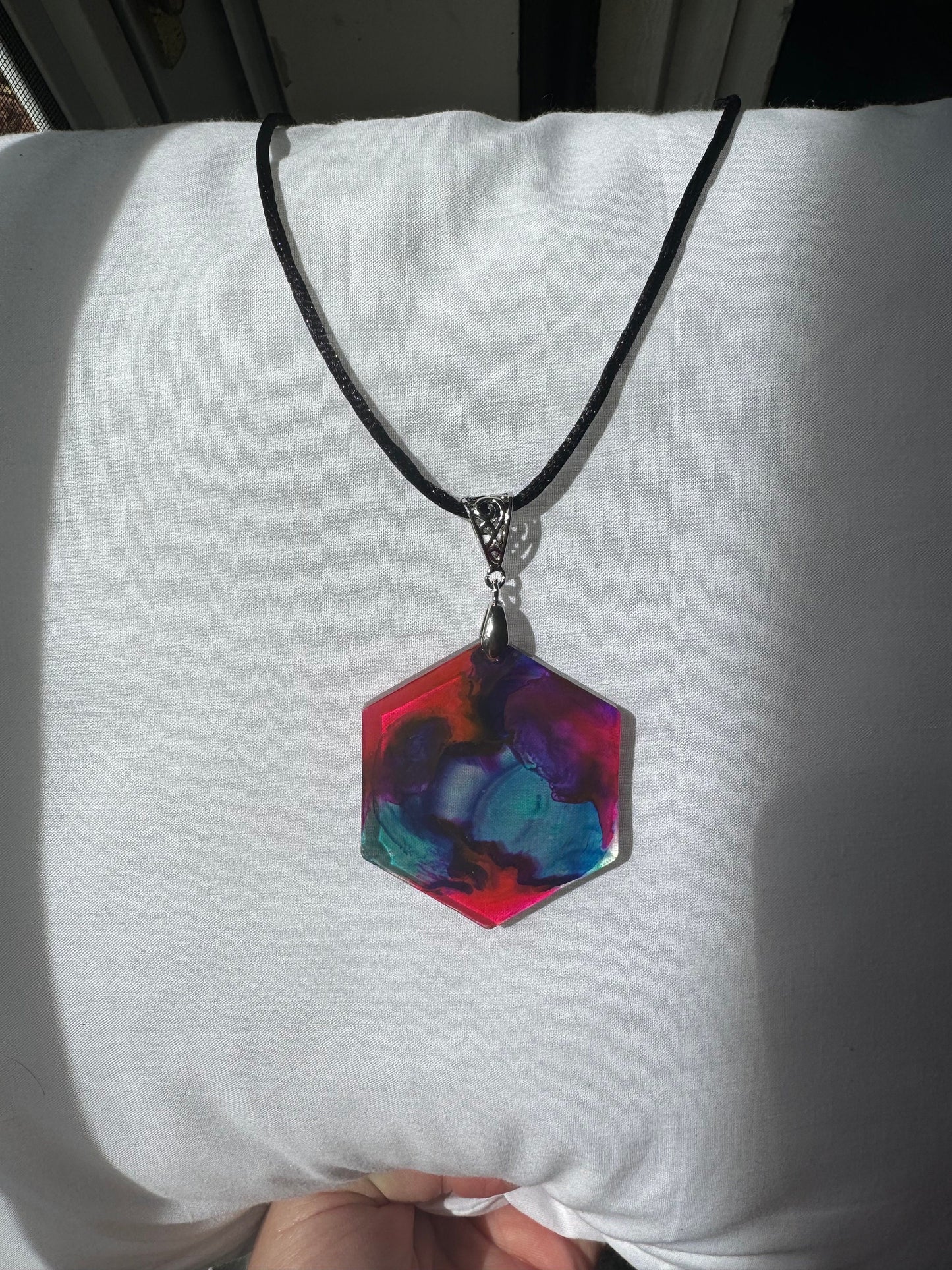 Multicolor Resin Necklace
