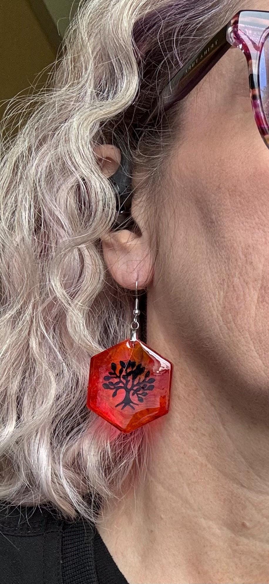 Sunset Resin Earrings