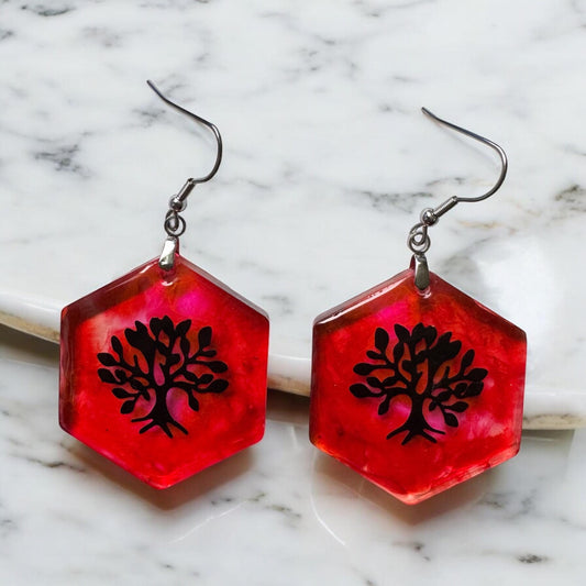 Sunset Resin Earrings