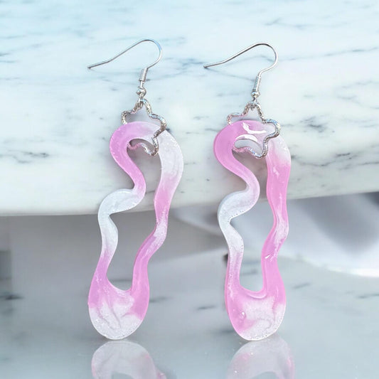 Resin Dangle Earrings