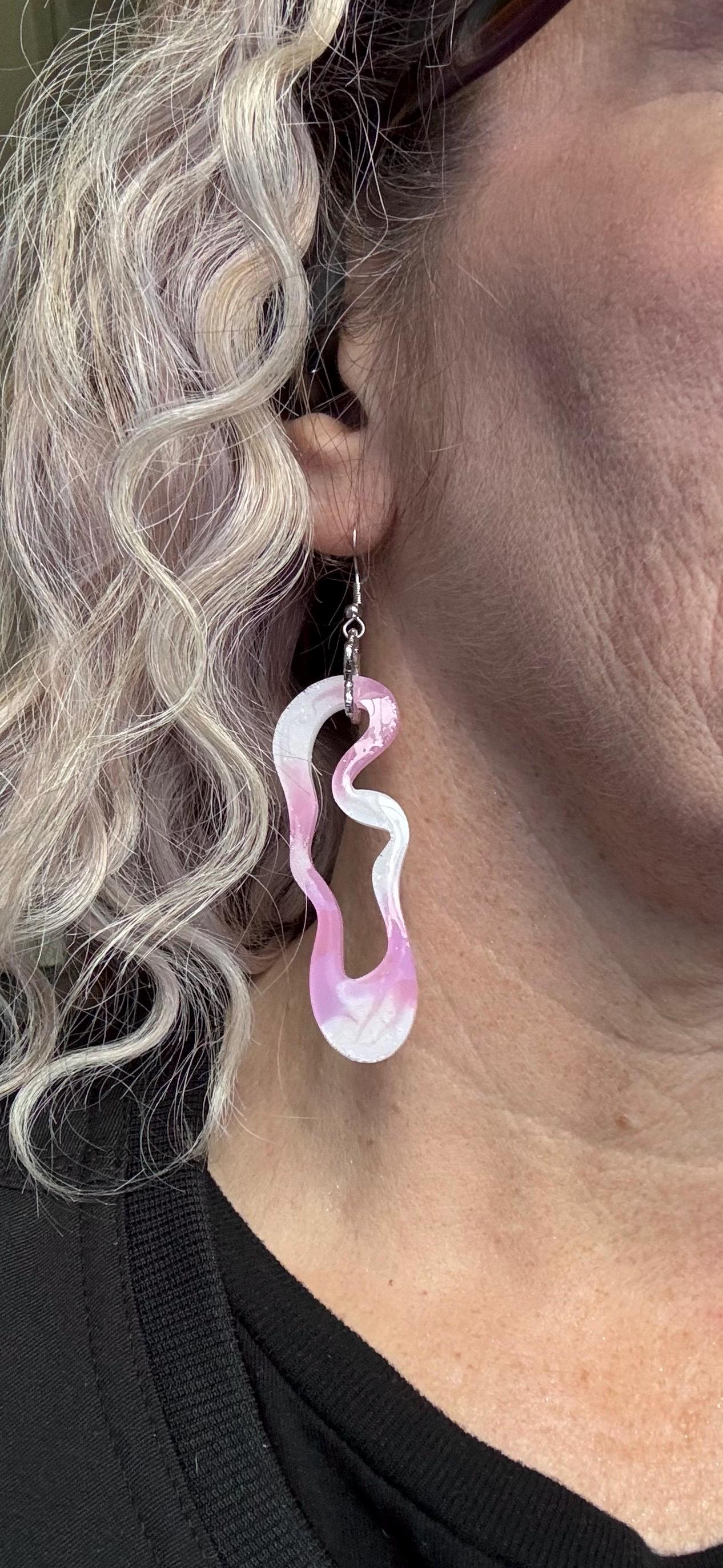 Resin Dangle Earrings
