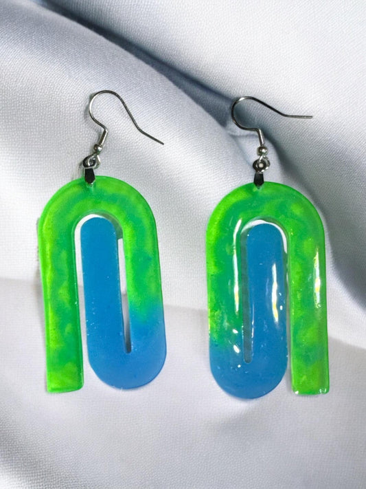 Swirl Resin Earrings
