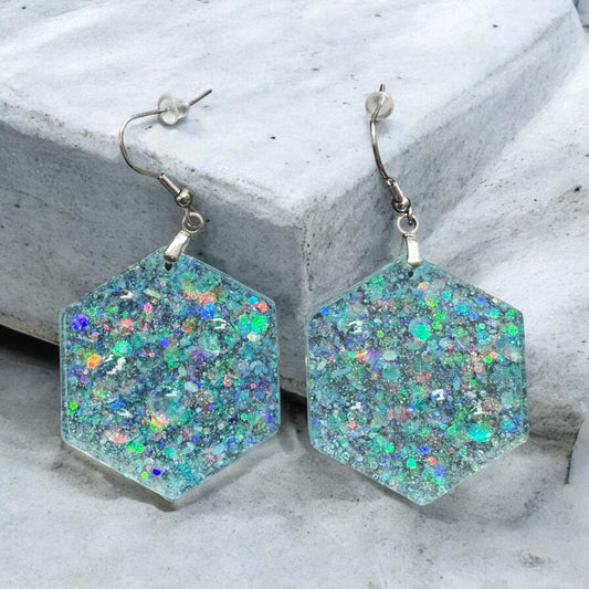 Sparkle, Sparkle Resin Earrings