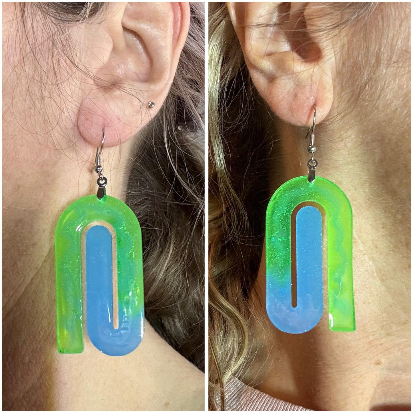 Swirl Resin Earrings