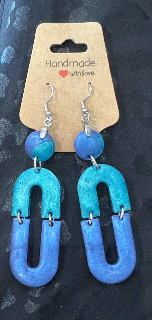 Resin Dangle Earrings